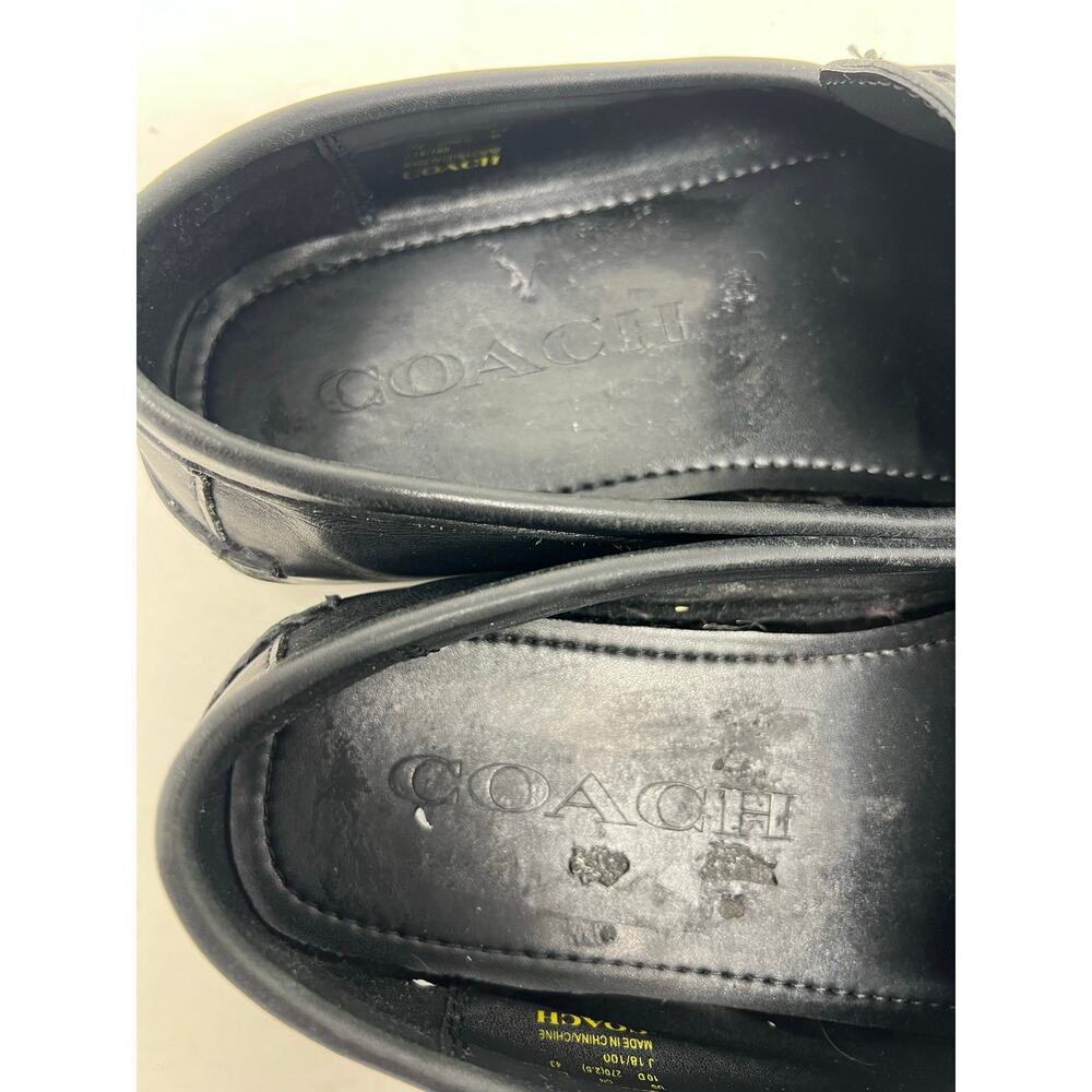 Men's Coach Mott Driving Genuine Leathers Loafers 10D - Picture 8 of 9